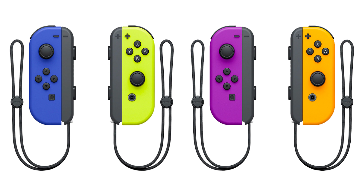 Nintendo Switch Joy-Con (L) Blue / (R) Neon Yellow / (L) Neon Purple / (R) Neon Orange