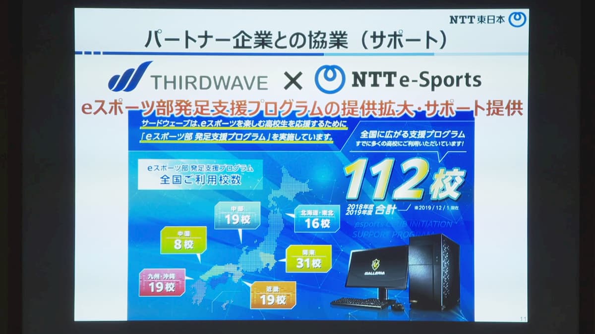 (株)NTTe-Sports 設立記者会見