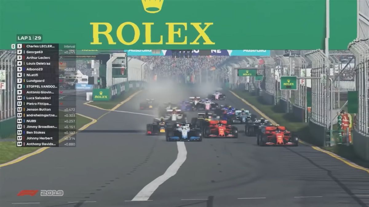リアルなレース体験ができる"F1 2019"