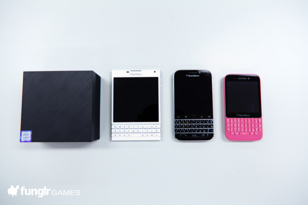 BlackBerryとサイズ比較
