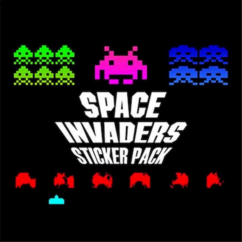 Space Invaders Sticker Pack