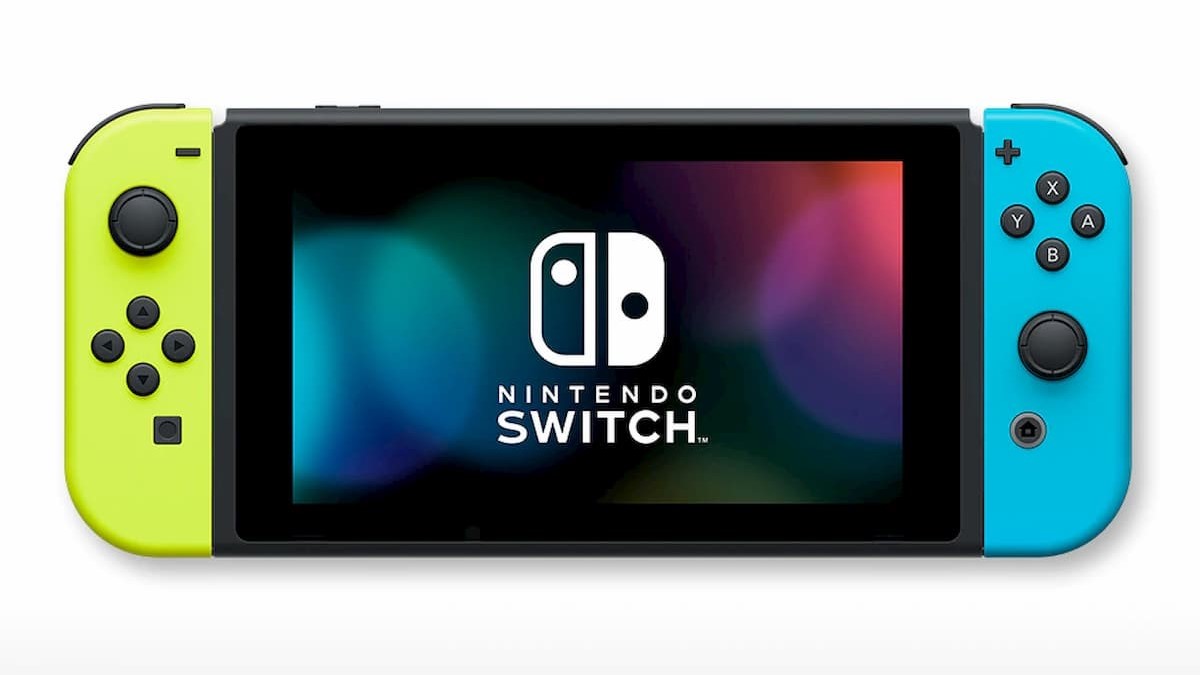 『Nintendo Switch』(Joy-Con(L)ネオンイエロー/(R)ネオンブルー＋ストラップ ブラック2本)