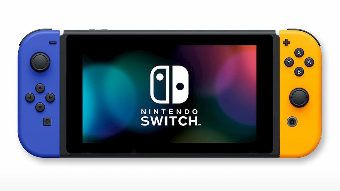 『Nintendo Switch』(Joy-Con(L)ネオンオレンジ/(R)ネオングリーン＋ストラップ ブラック2本)