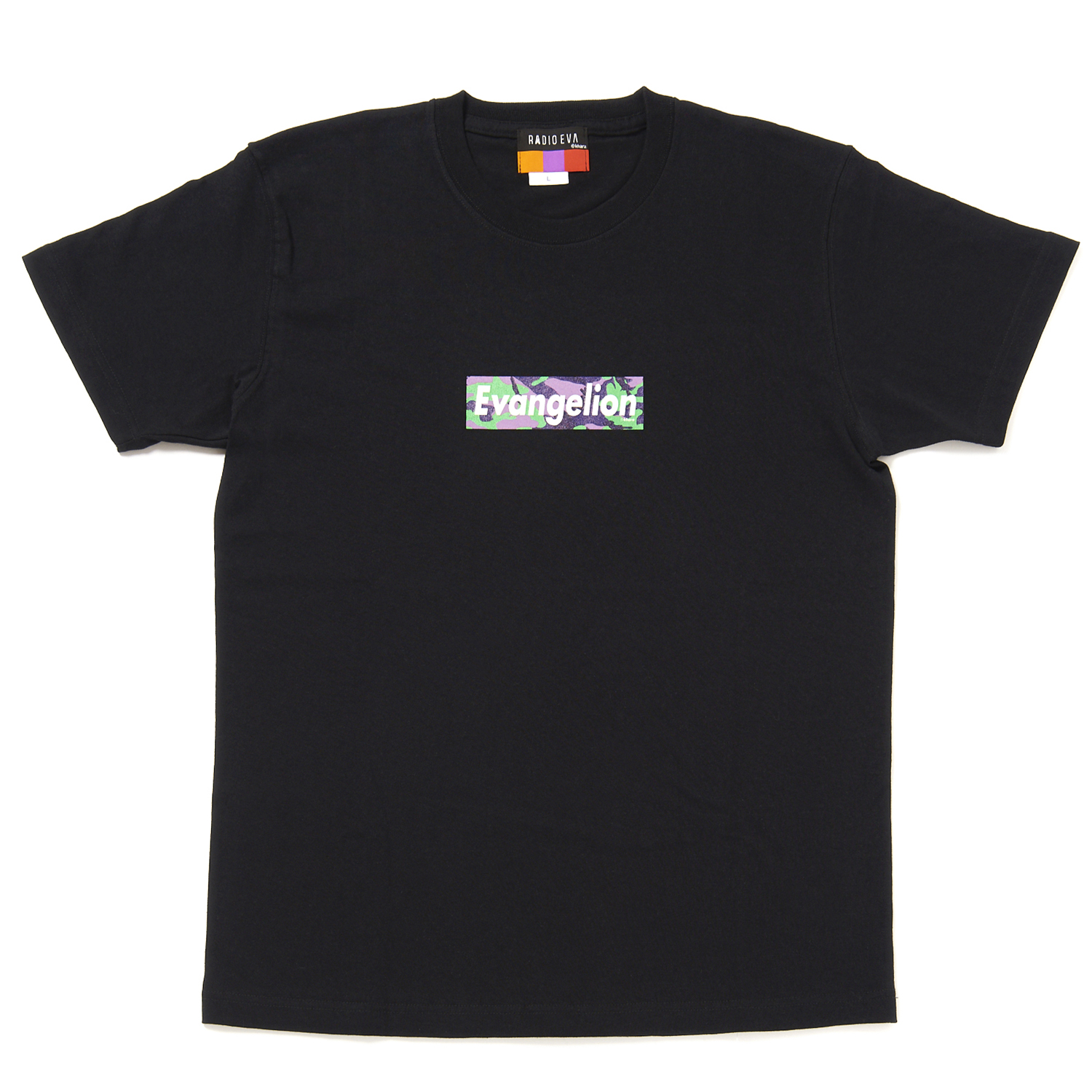 EVANGELION BOX LOGO T-Shirt（EVA-01（BLACK））