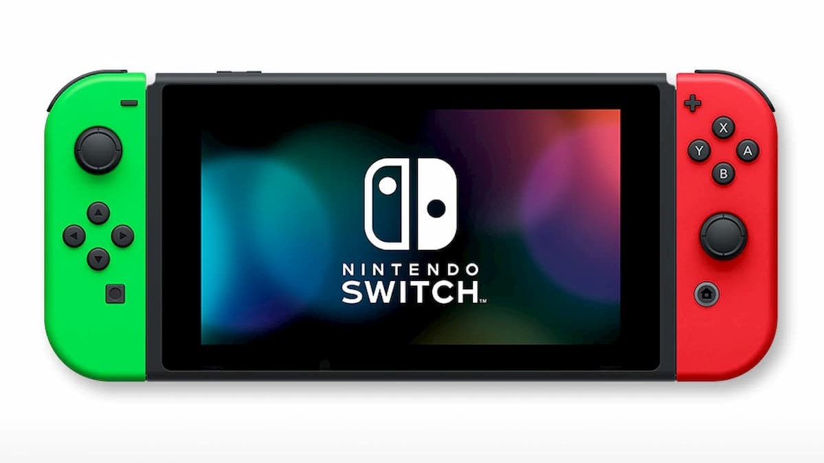「Nintendo Switch」(Joy-Con (L) 霓虹綠 / (R) 紅 + 錶帶黑 2)
