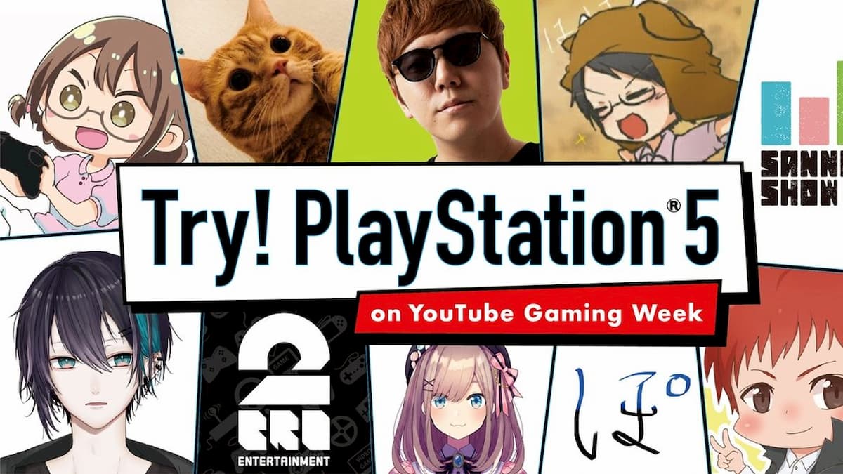 Try! PlayStation 5 on YouTube Gaming Week