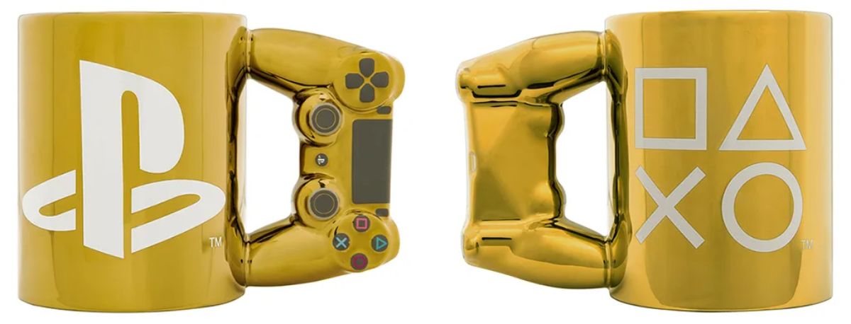 Gold Controller Mug / PlayStation