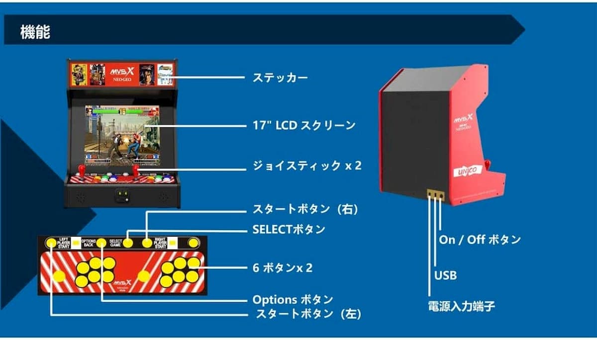 SNK Neo Geo MVSX 經典復古街機