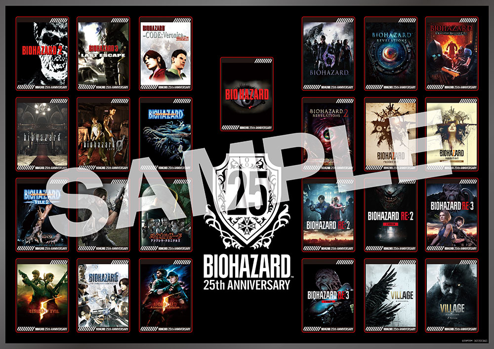 Resident Evil25周年 歴代パッケージカードコレクション