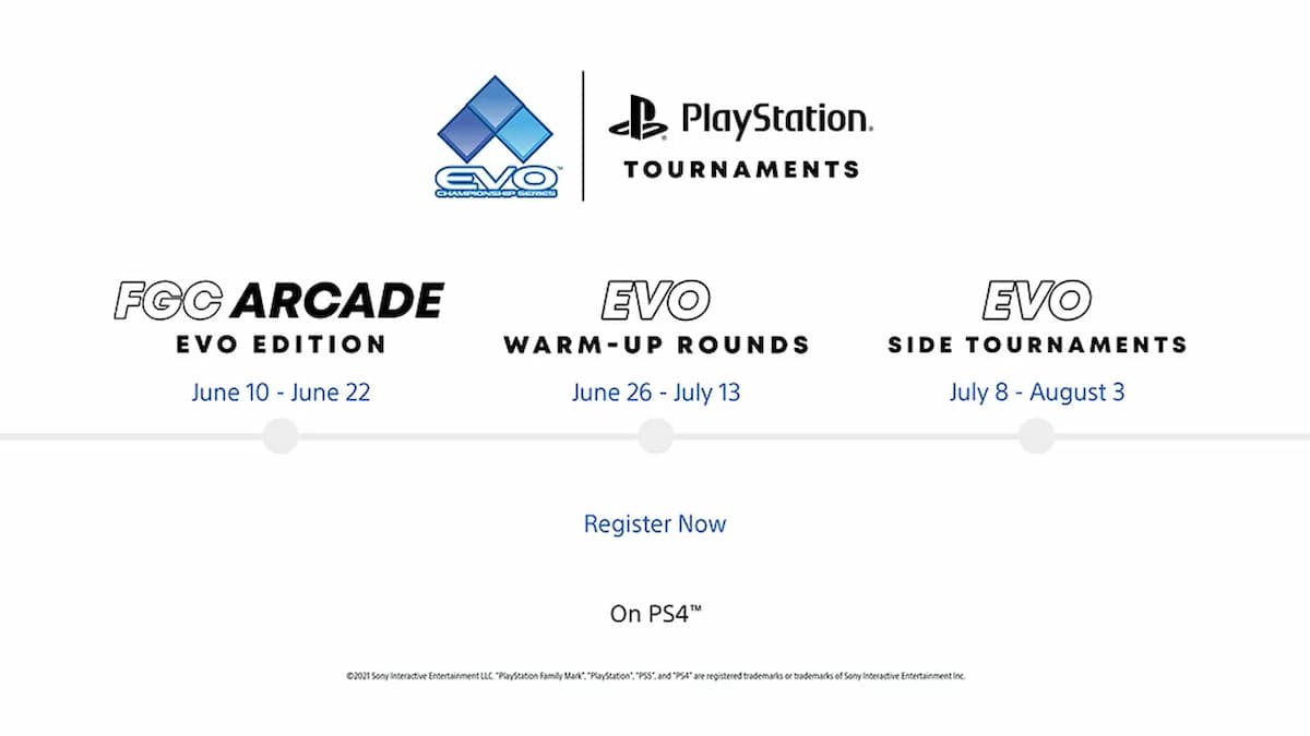 "Evo コミュニティシリーズ"PlayStation 4 Tournaments