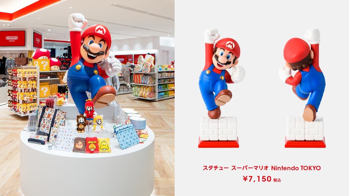 スタチュー スーパーマリオ Nintendo TOKYO
