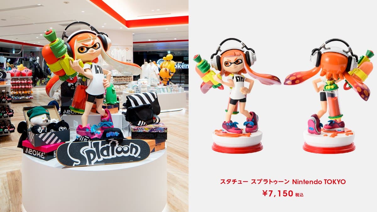 スタチュー スプラトゥーン Nintendo TOKYO