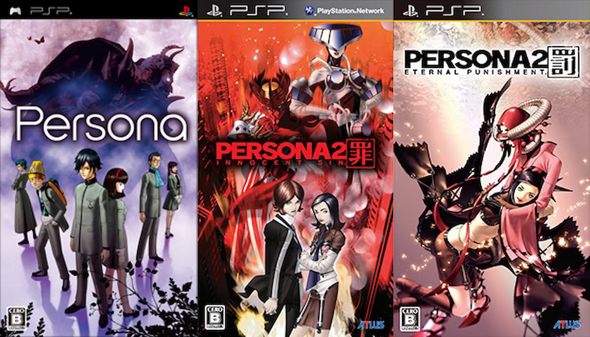 The PSP version of the first persona & 2 crime and punishment is 