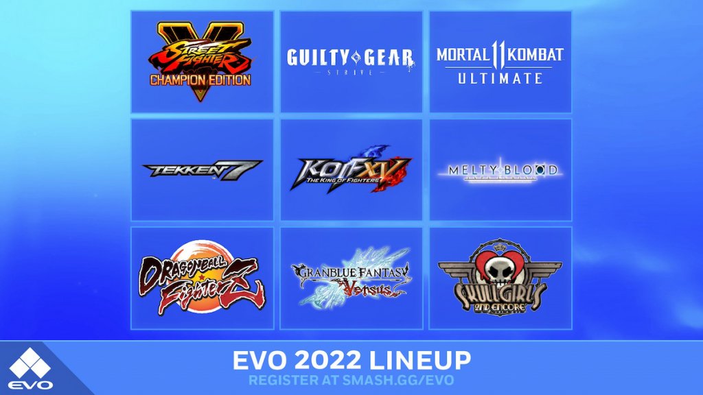 Evo 2022 Lineup Announced! Familiar titles and new ones!