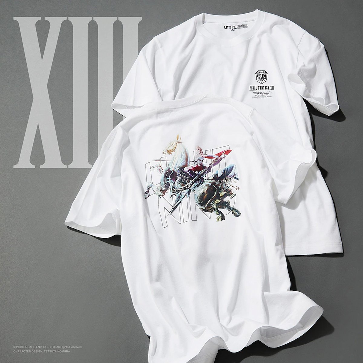 ファイナルファンタジー35周年 UT グラフィックTシャツ ファイナルファンタジーXIII