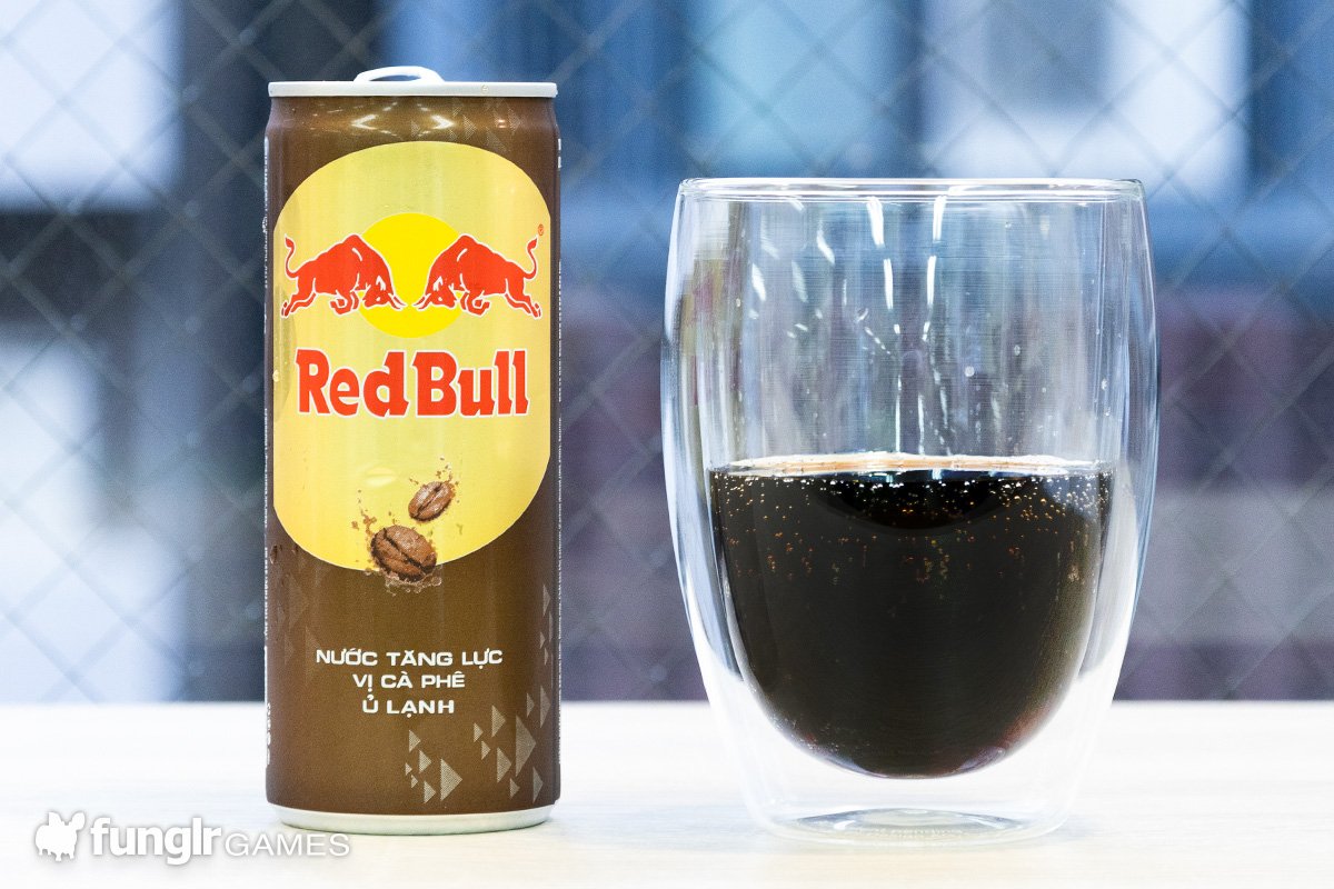Red Bull energy drink with the cold brew coffee flavour