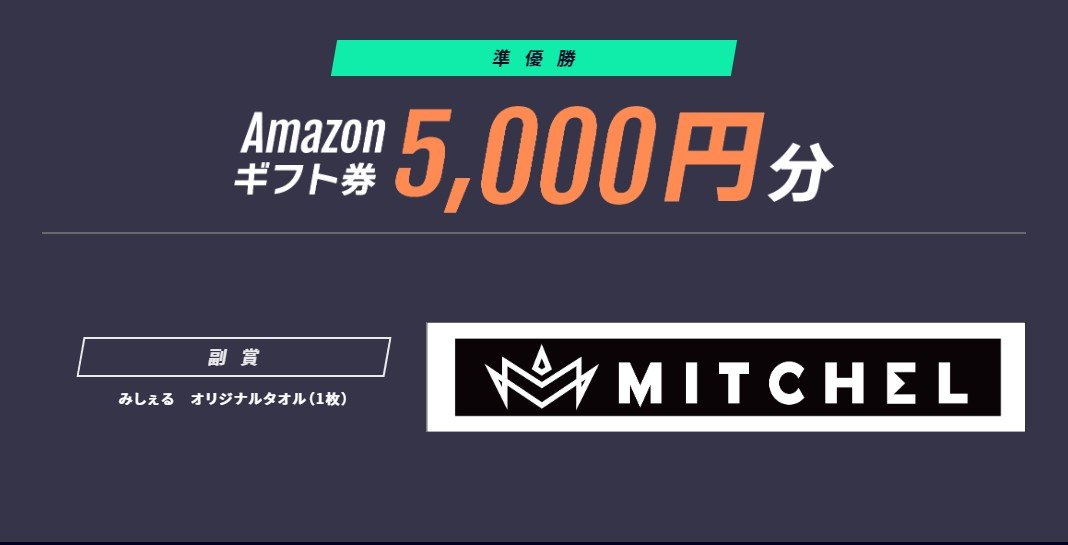 亞馬遜禮券 5,000 日元，米切爾原創毛巾