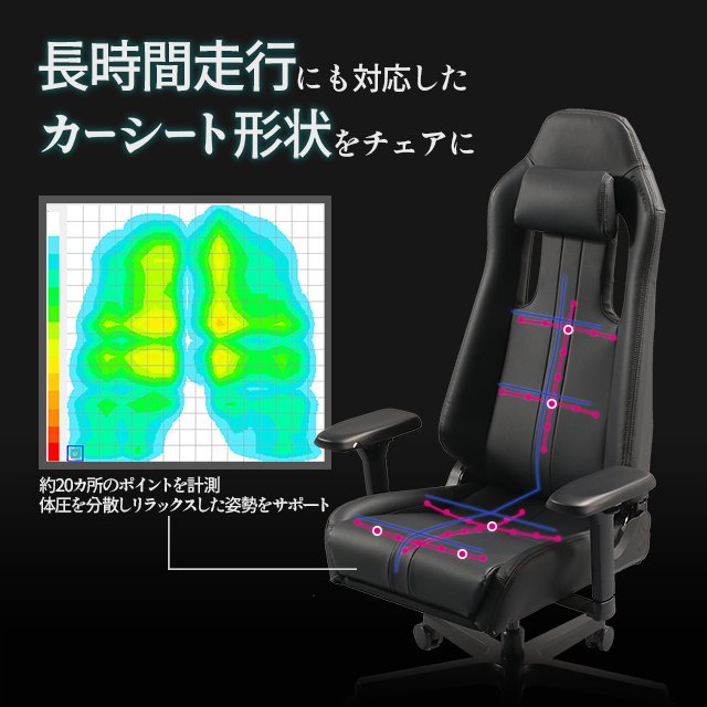 在椅子上反映汽車座椅的形狀