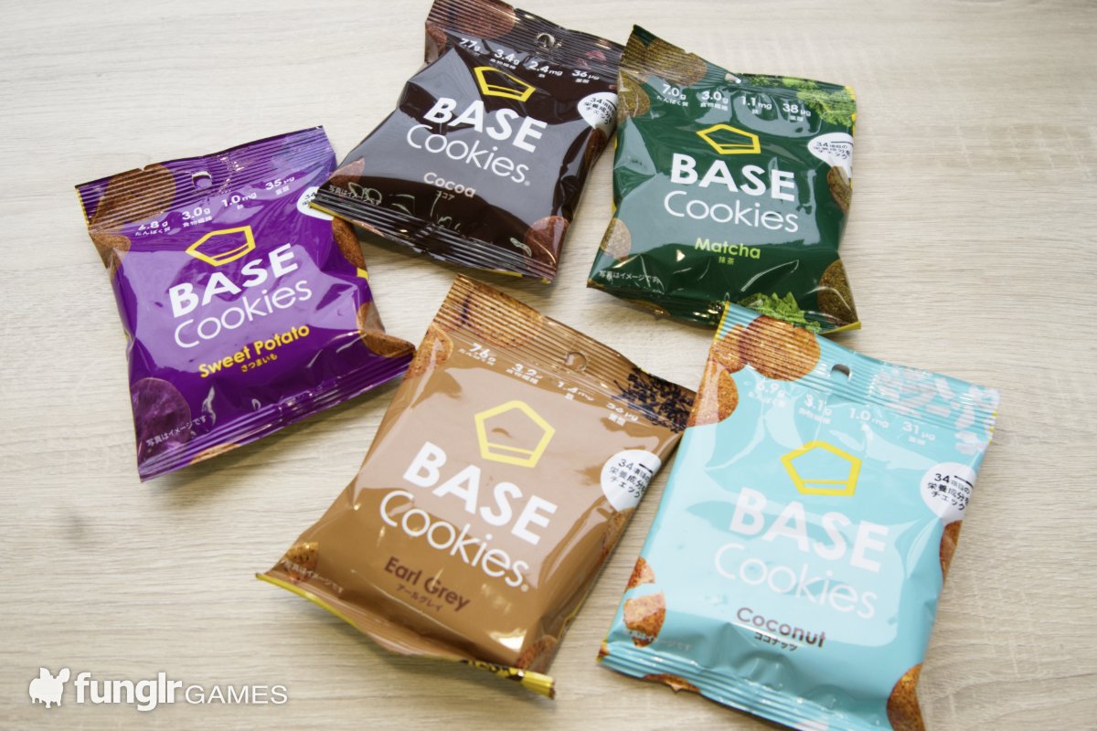 5種類のBASE Cookies