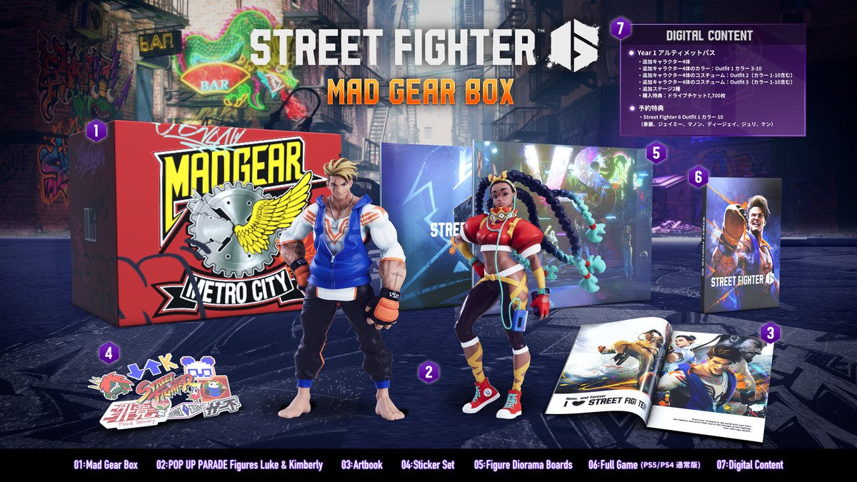 STREET FIGHTER6 Mad Gear BOX