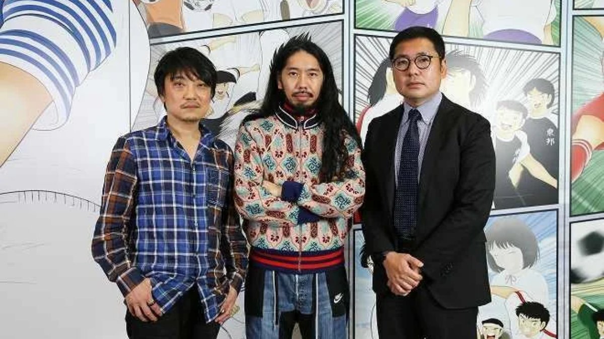 從左起，Hironao Kunimitsu 先生、Toshi Fujiyoshi 先生、Yoshihiro Iwamoto 先生