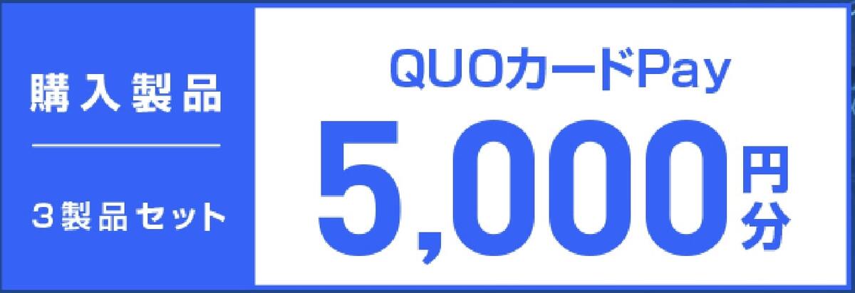 QUO卡支付5000日元
