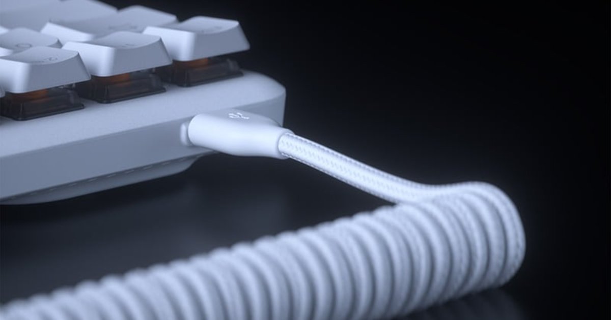 可拆卸 USB 線圈電纜
