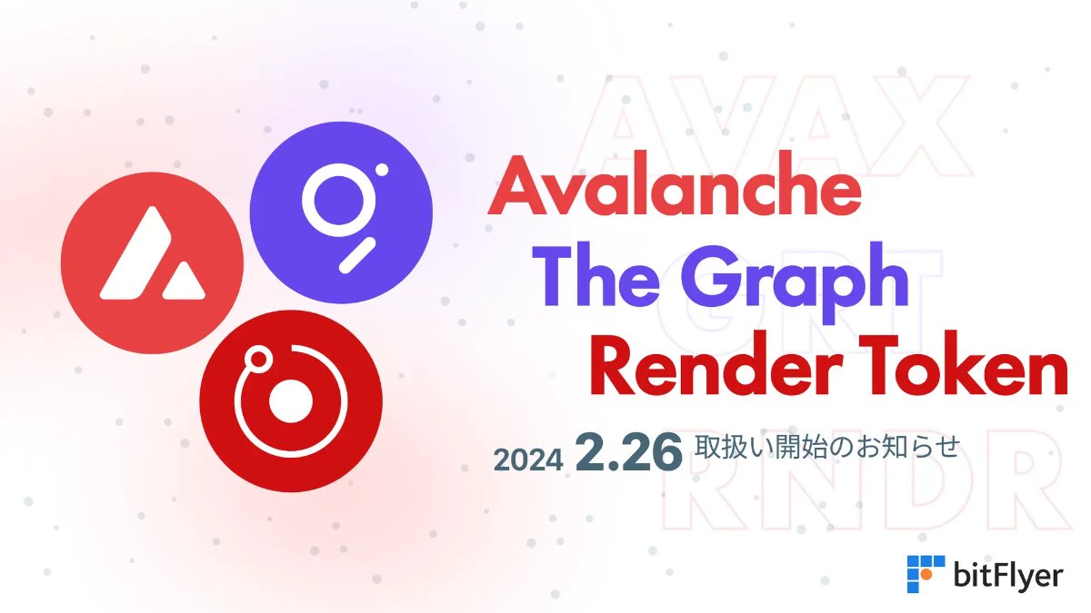 “Avalanche (AVAX)” “The Graph (GRT)” “渲染代幣 (RNDR)”