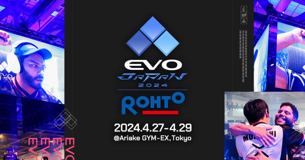 Is just a week away from EVO Japan 2024! Total Number of Entries, Official Goods announced